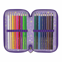 Gorjuss Pencil Case Triple Zip Filled Catch A Falling Star (607GJ15) 